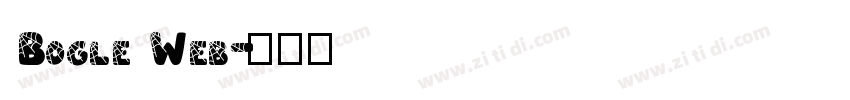 Bogle Web字体转换